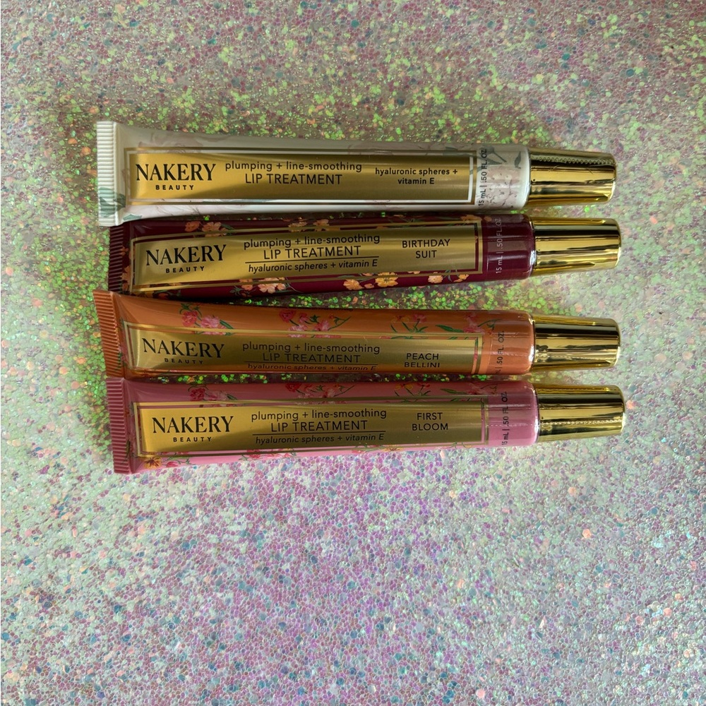 Lip Treatment Set - Birthday Suit, Peach, First Bloom